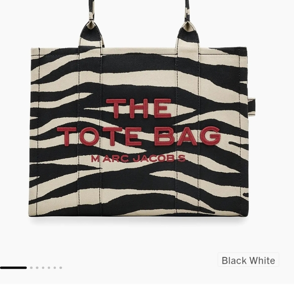 New!!! Marc Jacobs Large Zebra Print Tote with Red Accents. Firm Price. - Picture 3 of 9
